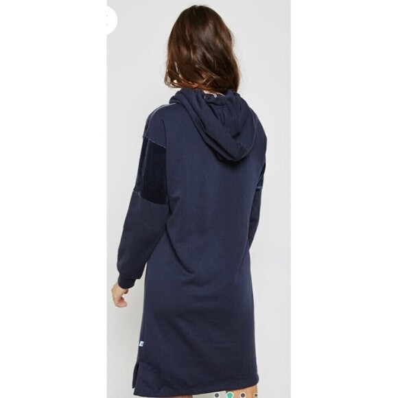 Adidas Originals Trefoil Hooded Dress Size Small - Picture 11 of 12